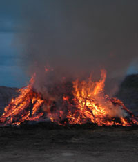 Kein Osterfeuer in Höver