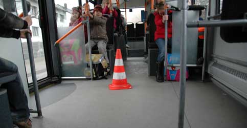 Training für mobilitätseingeschränkte Fahrgäste