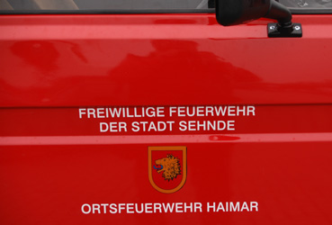 Feuerwehreinsatz an der B 65