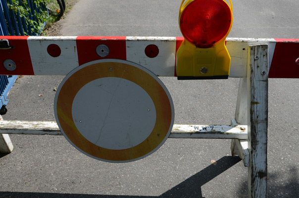 Sperrung der Straße des Großen Freien in Sehnde