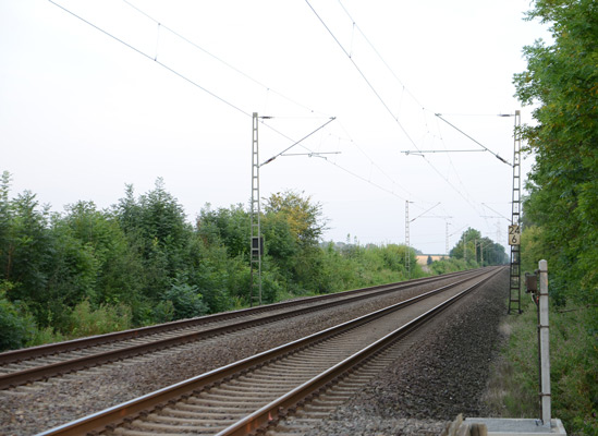 Bahnübergang zwischen Ramhorst und K 124 voll gesperrt