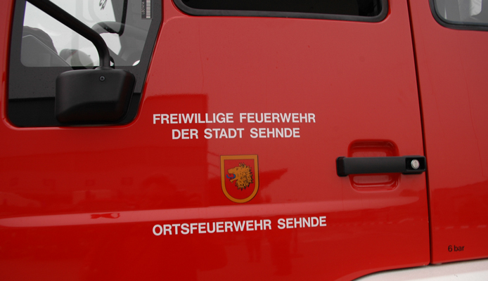 Feuerwehreinsatz an der Peiner Straße