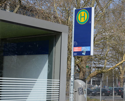 Buslinien 373, 800: Verlegung der Haltestelle Höver/Petersweg Fahrtrichtung Hannover
