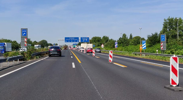 Sperrung der A2 Richtung Berlin Ende der Woche