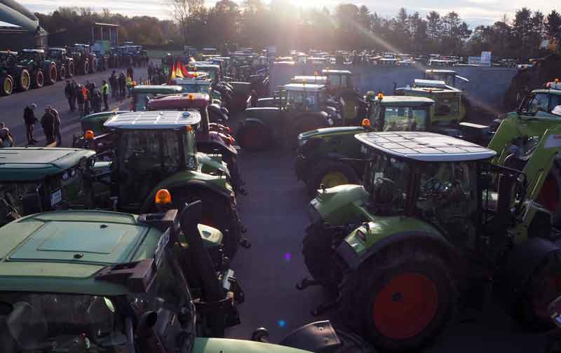Verkehrsbeeinträchtigungen wegen Landwirt-Protesten in der Region erwartet