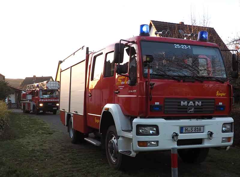 Einsatz für die Sehnder Ortsfeuerwehr am Sonntag