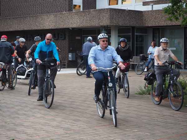 Sommer-Radtour mit Bürgermeister Olaf Kruse Mitte August