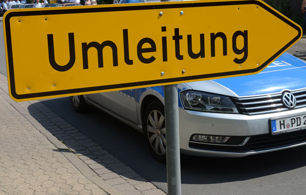 Vollsperrung der Ortsdurchfahrt Laatzen wegen Straßenarbeiten