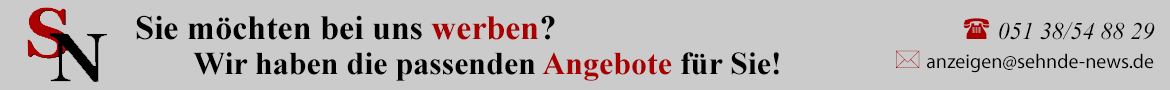 Werben Sie bei Sehnde-News