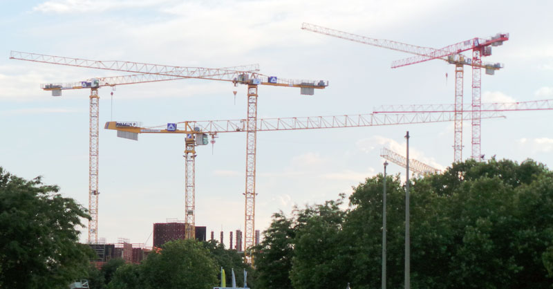 Sperrung der Elbinger Straße in Sehnde