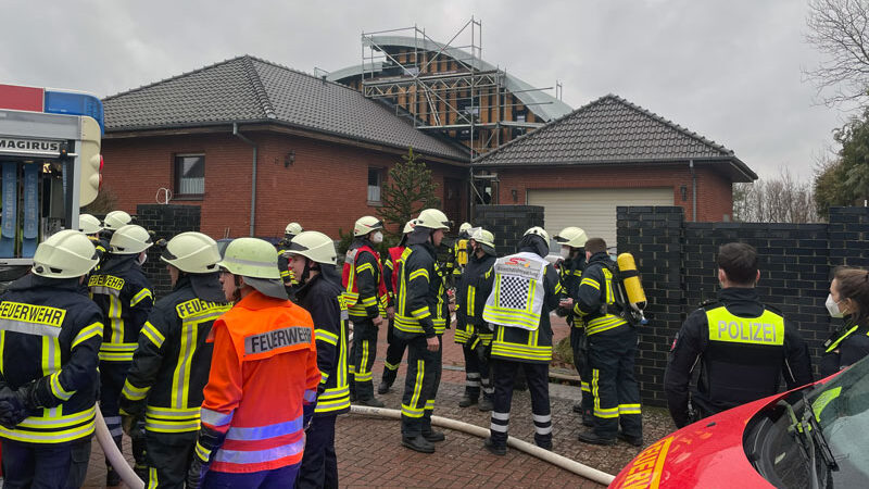 Feuerwehreinsatz nach Verpuffung in Haimar