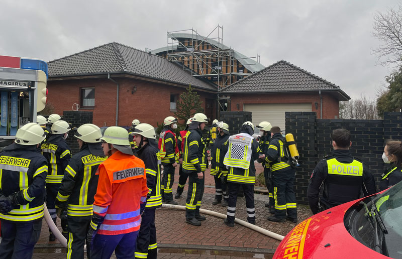 Feuerwehreinsatz nach Verpuffung in Haimar