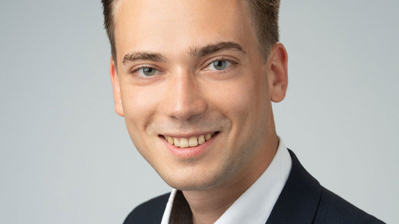 Jonas Schlossarek bewirbt sich um das CDU-Mandat im Wahlkreis 30