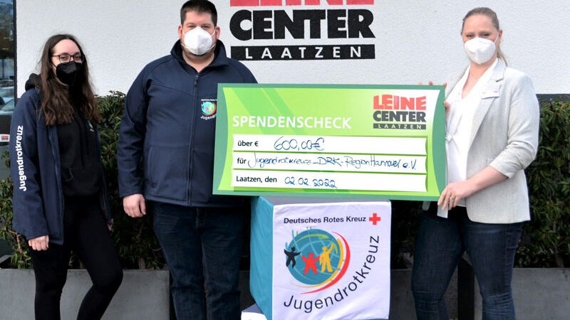 Leine-Center unterstützt das Jugendrotkreuz