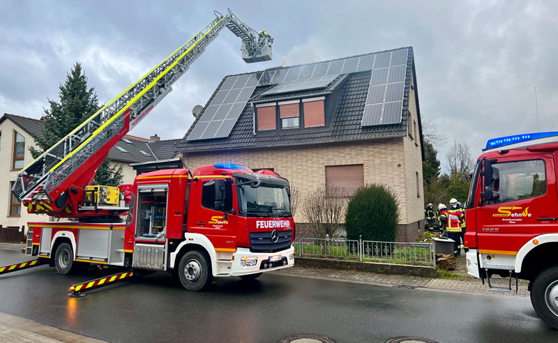 Schornsteinbrand am Freitag in Ilten