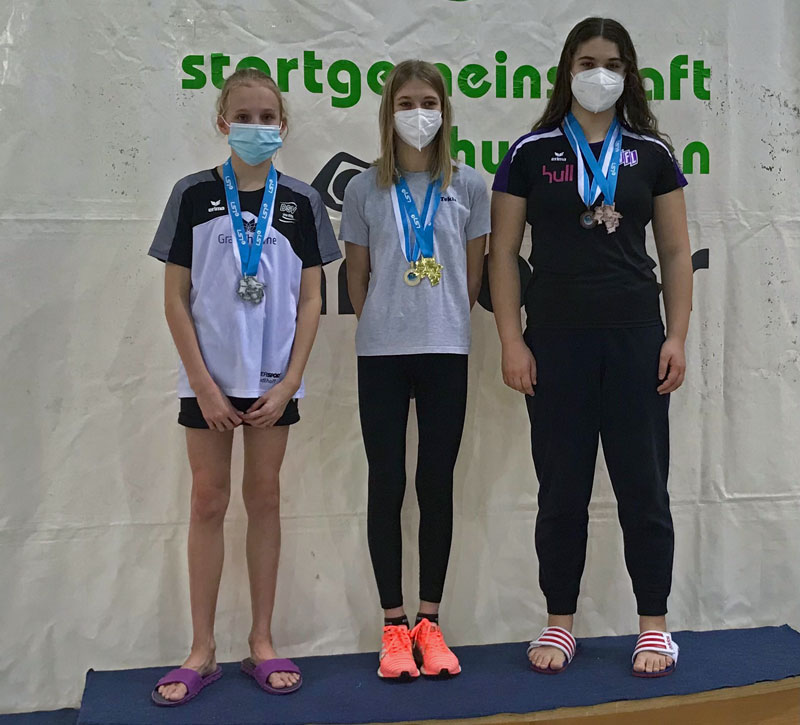 Tekla Kaminska setzt ihre Titel- und Rekordserie im Schwimmen fort
