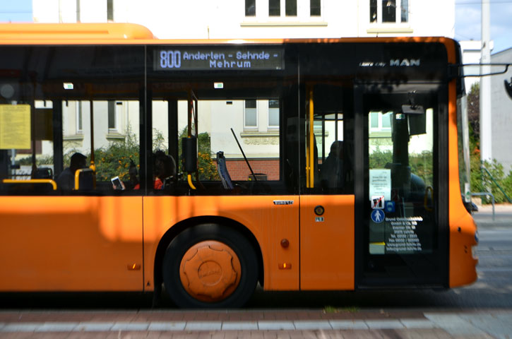 Umleitung der Buslinien 373 und 800 nach Sehnde im Bereich Tiergarten