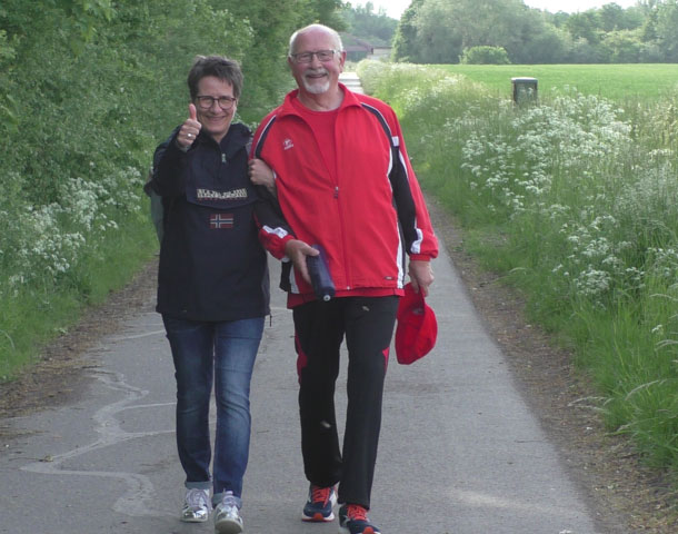 Hans Dieter Holzky aus Sehnde hat sein 65. Sportabzeichen in Gold erworben