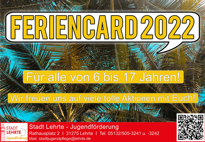 Lehrter FerienCard-Programm 2022 steht