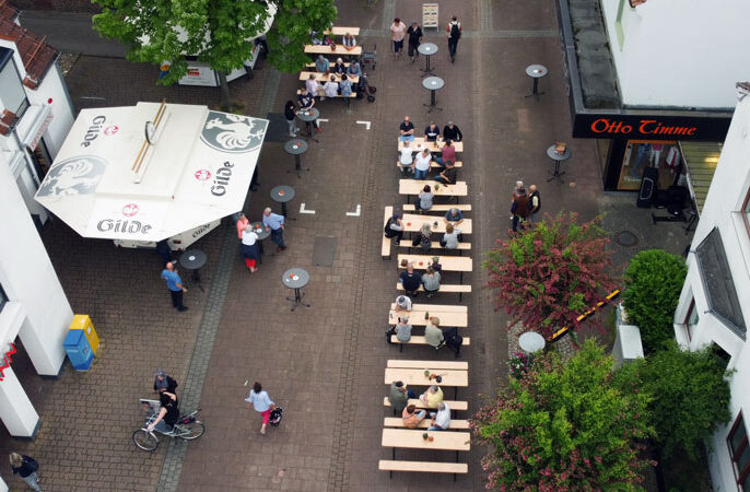 Kleines Straßenfest der IGS Sehnde trotzt Wetterunbill