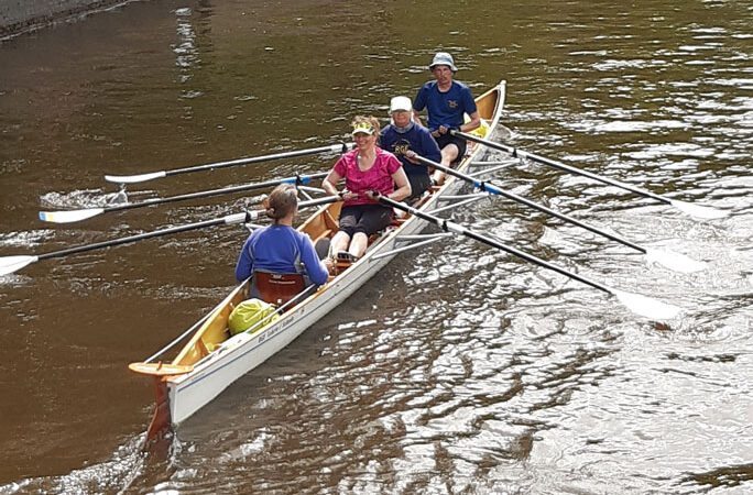 Ruderwanderfahrt der Erwachsenen des RGF Sehnde/Lehrte auf der Aller