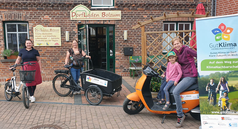 Start für GutKlimas Elektrodrehscheibe – Pedelecs, Lastenräder und Elektro-Roller zum Ausleihen