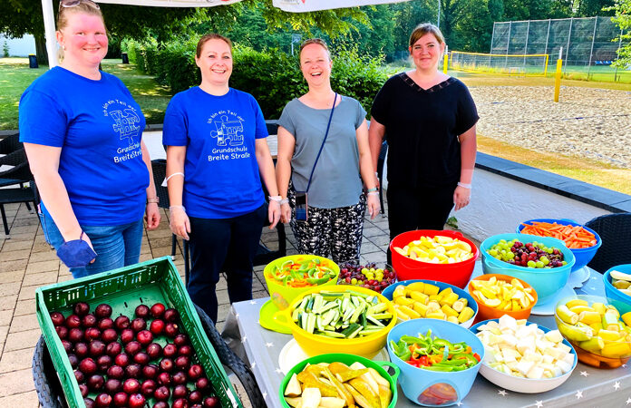 Sehnder Grundschule geht Baden: Snacks vom Förderverein