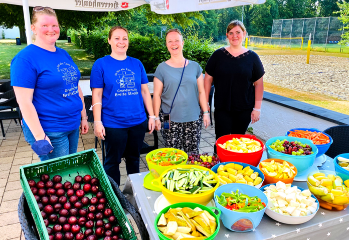 Sehnder Grundschule geht Baden: Snacks vom Förderverein