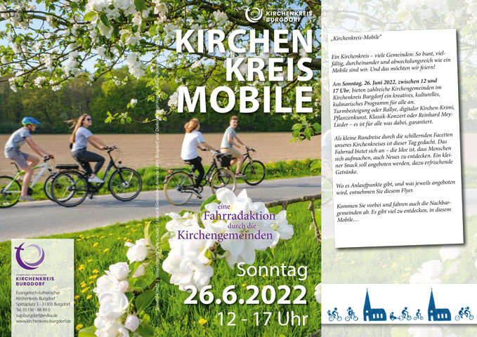 Mobil im Kirchenkreis: Kirchengemeinden laden zur Entdeckungstour mit dem Fahrrad ein