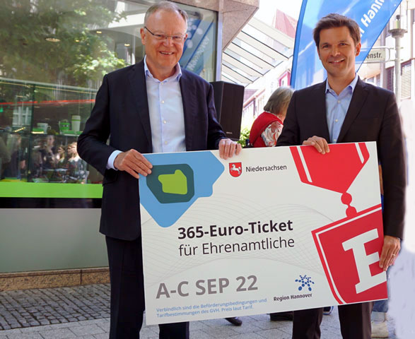 365-Euro-Ticket für Inhaber der Ehrenamtskarte – Umsetzung zum 1. September möglich