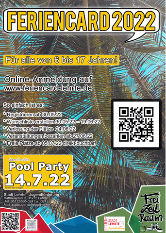 Pool Party im Lehrter Freibad zu Ferienbeginn