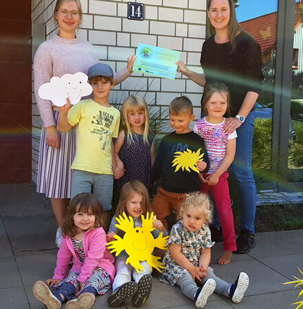 Kita Hugo-Remmert-Straße in Ilten ist jetzt Sonnenschutzkindergarten