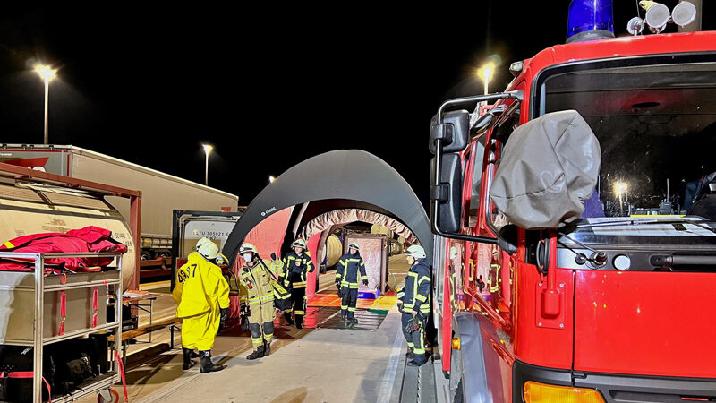 Erneuter Gefahrguteinsatz beim Mega-Hub Lehrte