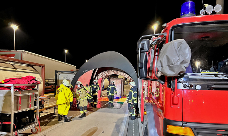 Erneuter Gefahrguteinsatz beim Mega-Hub Lehrte