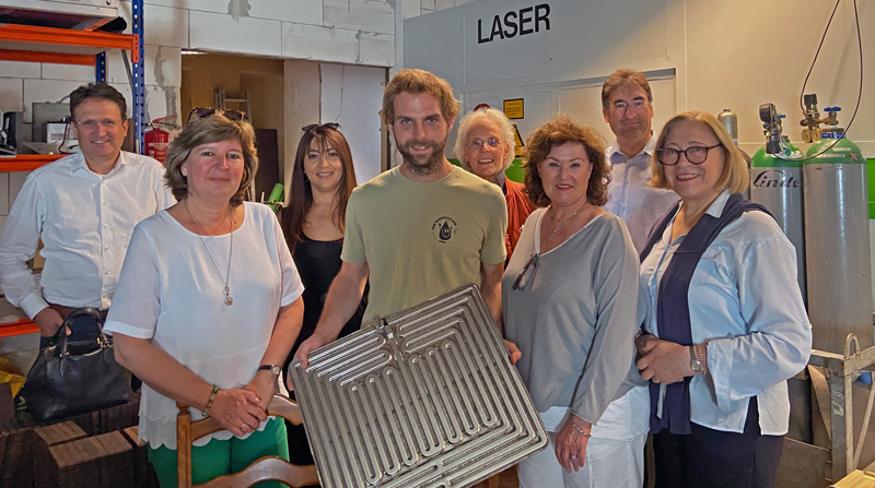 Sommertour der Regionsgruppe CDU/FDP: Besuch bei den Warmduschern