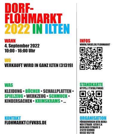 Dorfflohmarkt in Ilten Anfang September