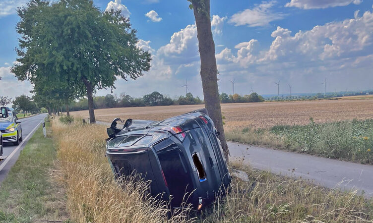 Verkehrsunfall auf der B 494 bei Hohenhameln
