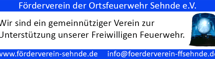 Mitgliederversammlung des Fördervereins der Feuerwehr Sehnde