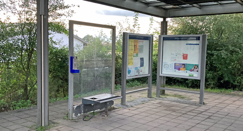 Fehlende Fahrkartenautomaten in Aligse