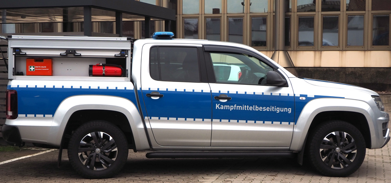 B 6 / B 443: Kampfmittelsondierungsarbeiten im nordöstlichen Teil