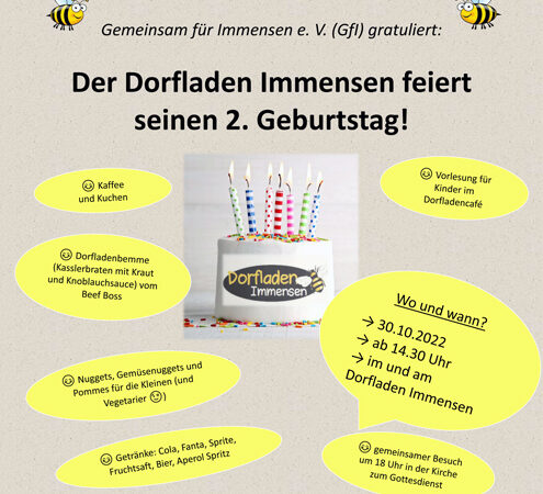 Dorfladen in Immensen feiert Geburtstag