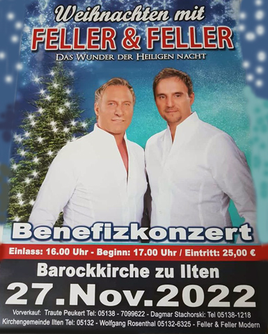 Feller & Feller sind zurück – Weihnachtskonzert in Ilten