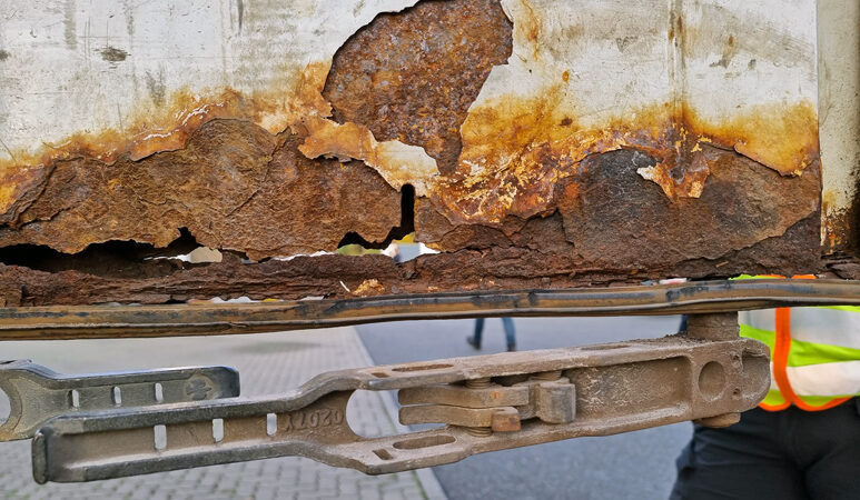 Großkontrolle zur Ladungssicherung auf der A 2