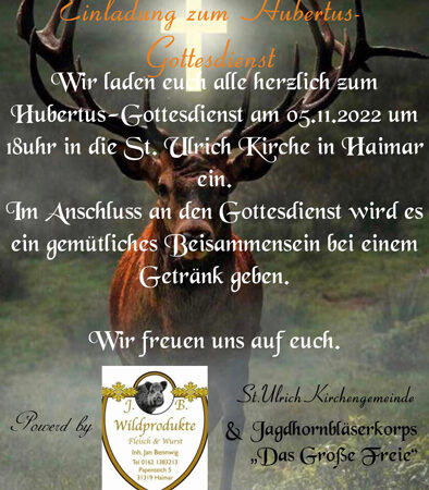 Hubertusgottesdienst in Haimar