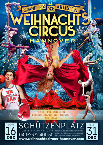 Weihnachtscircus kehrt im Dezember nach Hannover zurück