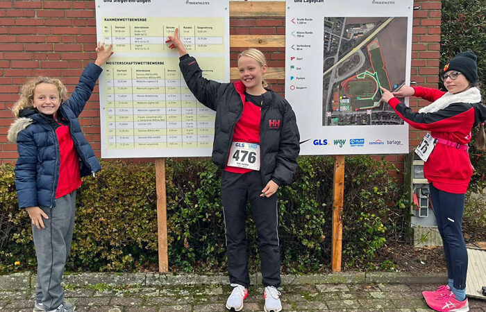 Deutsche Crosslauf Meisterschaften: Plätze 7 und 2 x 9 für Mädchen aus Rethmar