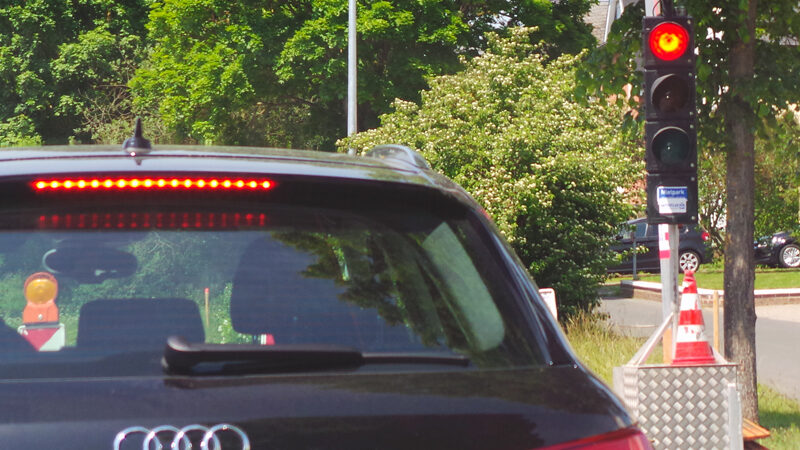 Fahrbahnsanierung der B 443 im Schäferkamp-Kreisel in Burgdorf