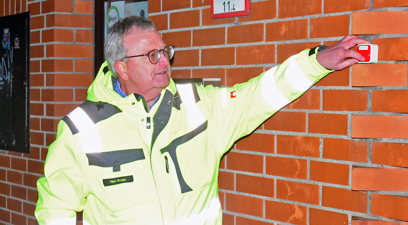 Winter- und Effektbeleuchtung in Sehnde in Betrieb