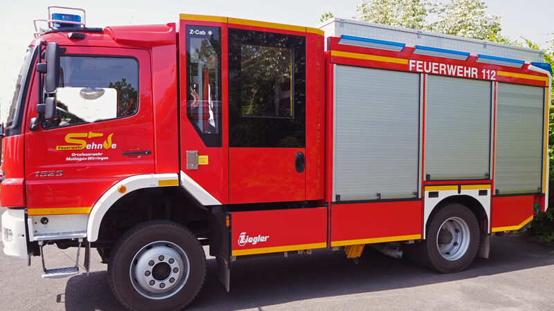 Nächtlicher Feuerwehreinsatz in Köthenwald
