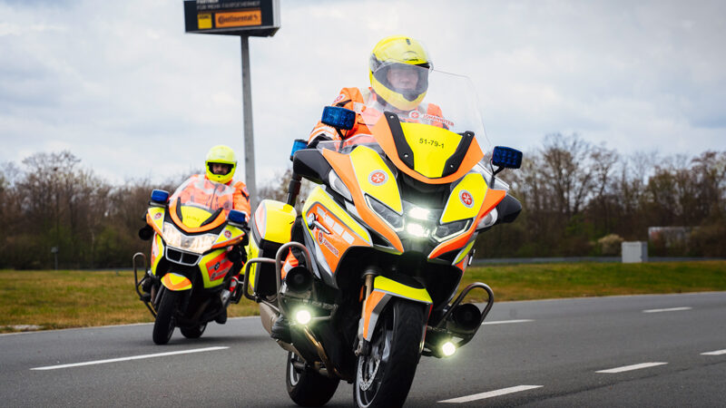 Johanniter-Motorradstaffeln gehen in die Winterpause